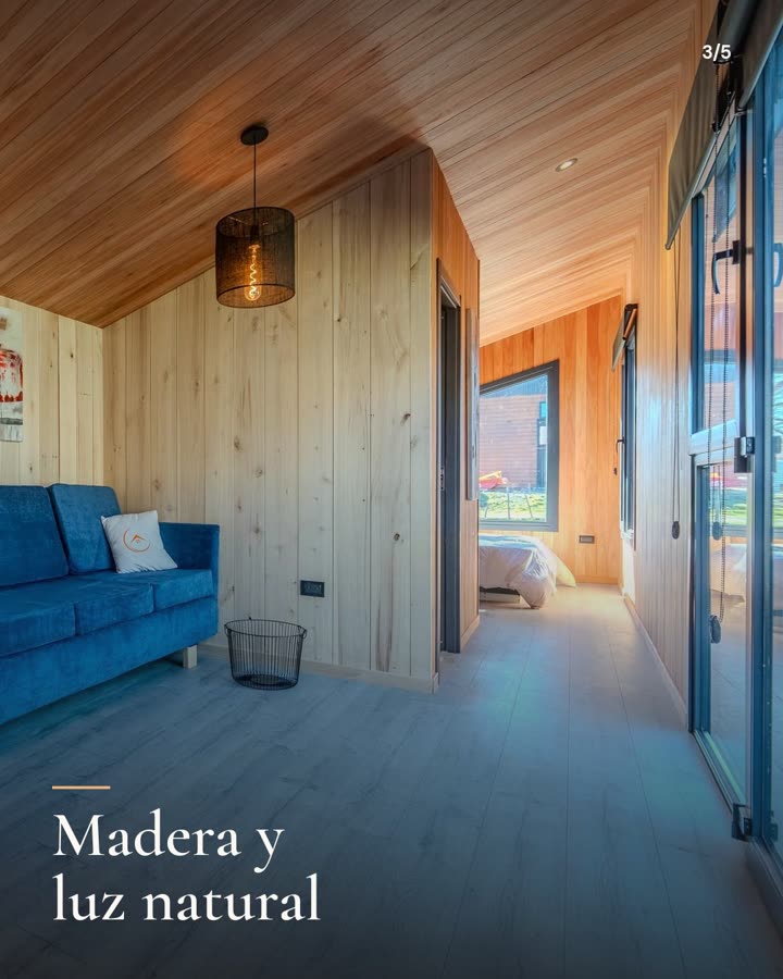 Madera y luz natural